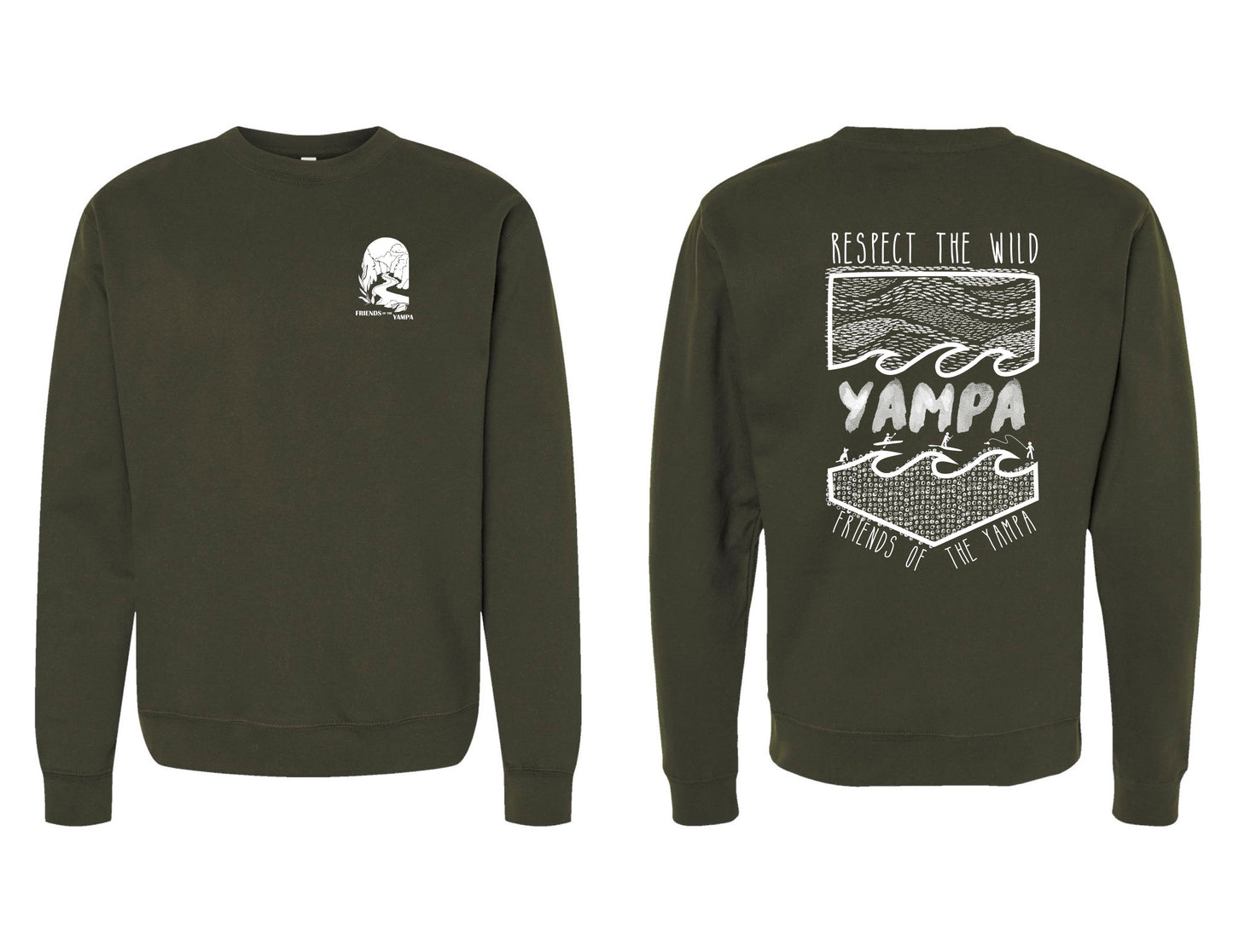 Sweatshirt - Olive Crewneck