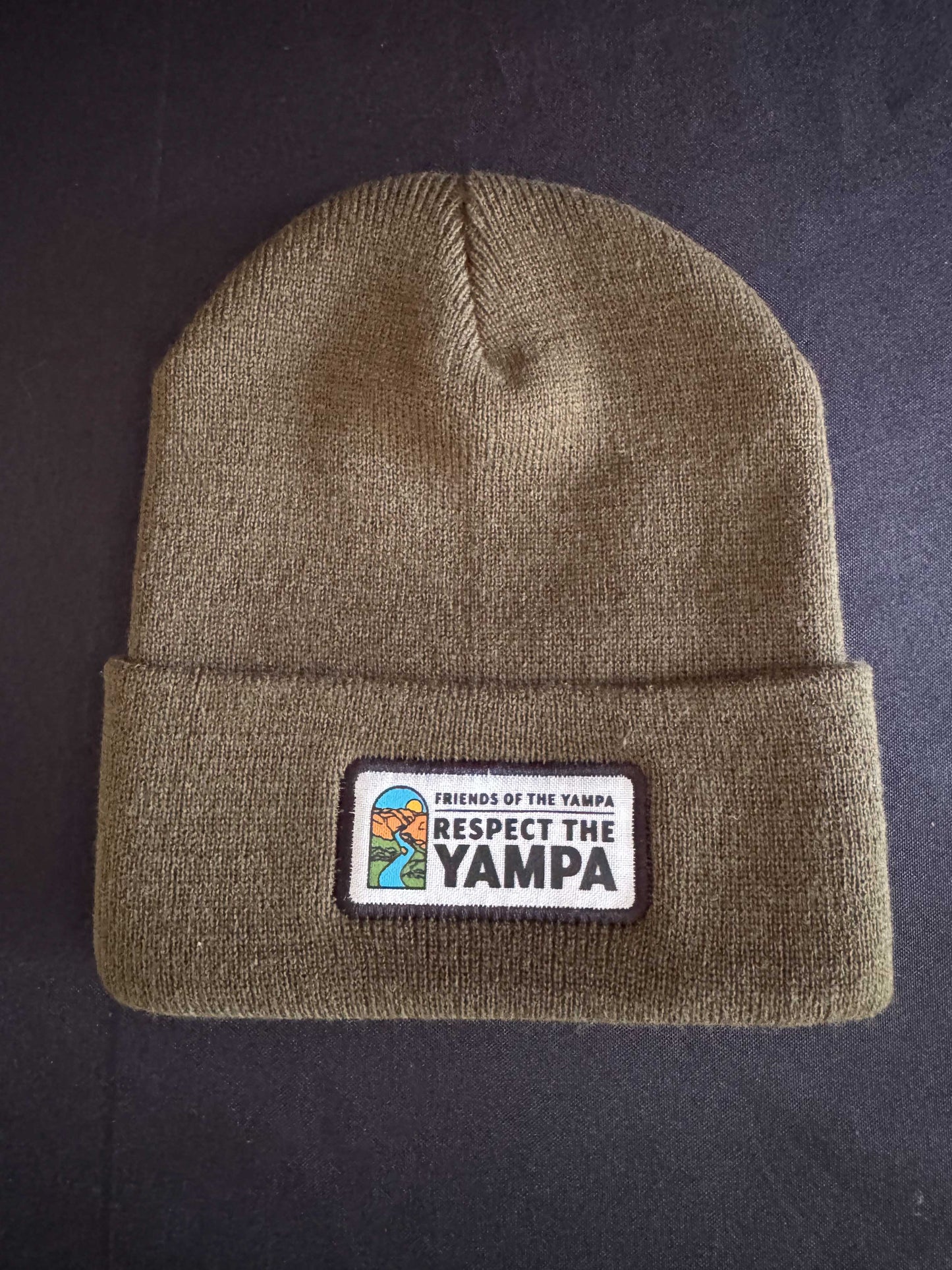 Beanie - Respect The Yampa - Olive