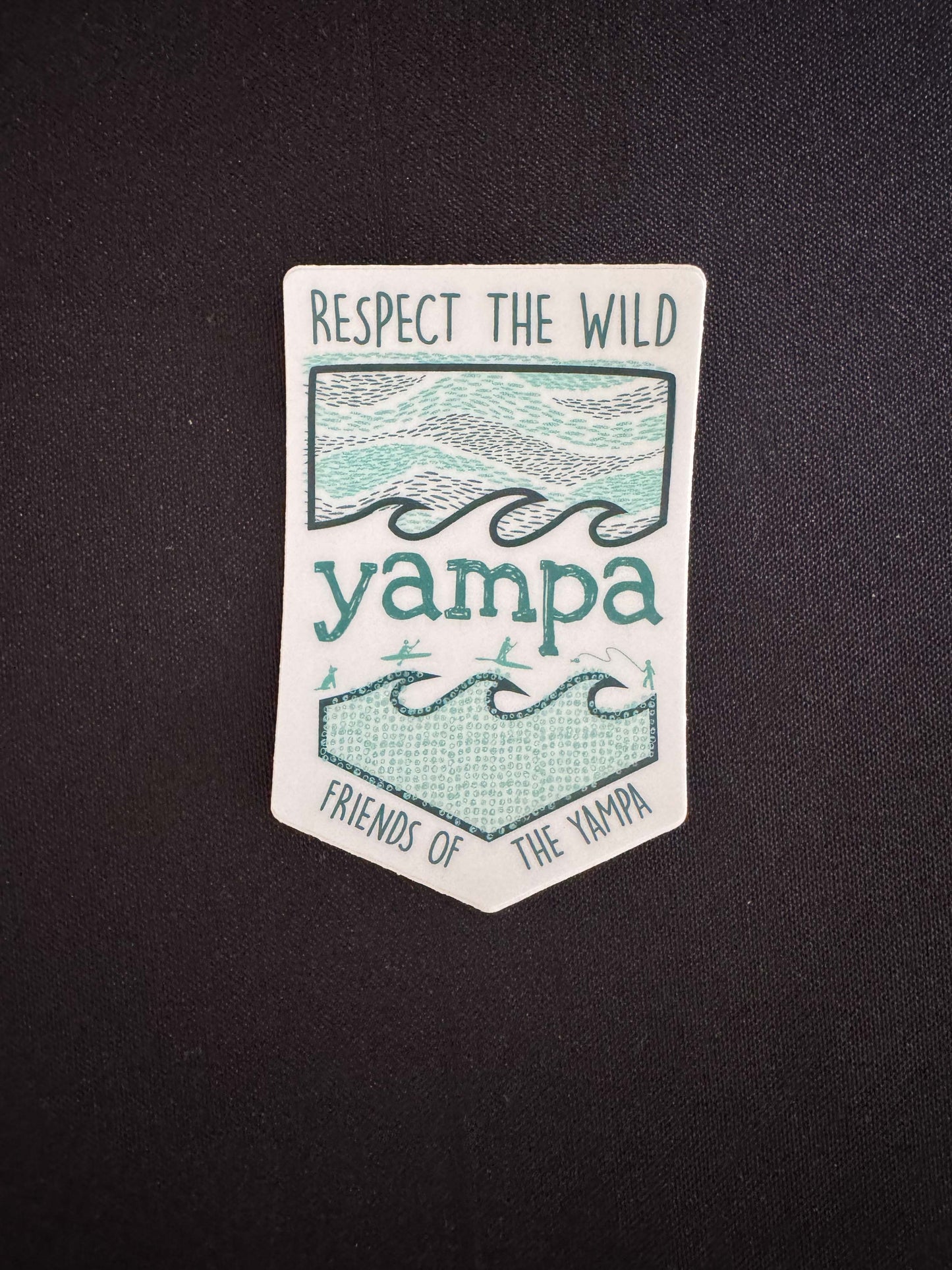 Sticker Small Respect the Wild