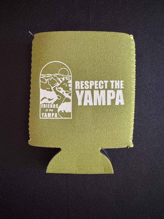 Respect the Yampa Magnetic Coozie - Olive