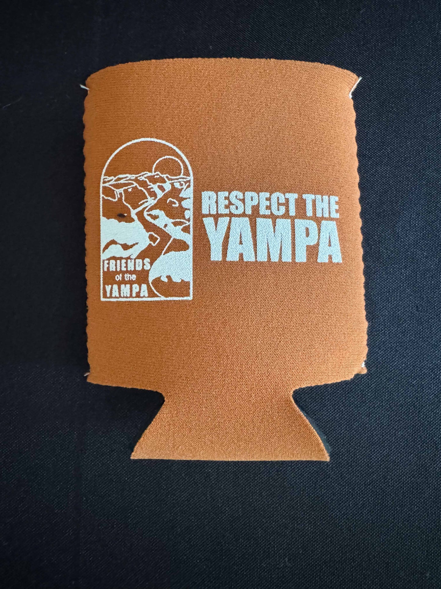 Respect the Yampa Magnetic Coozie - Orange
