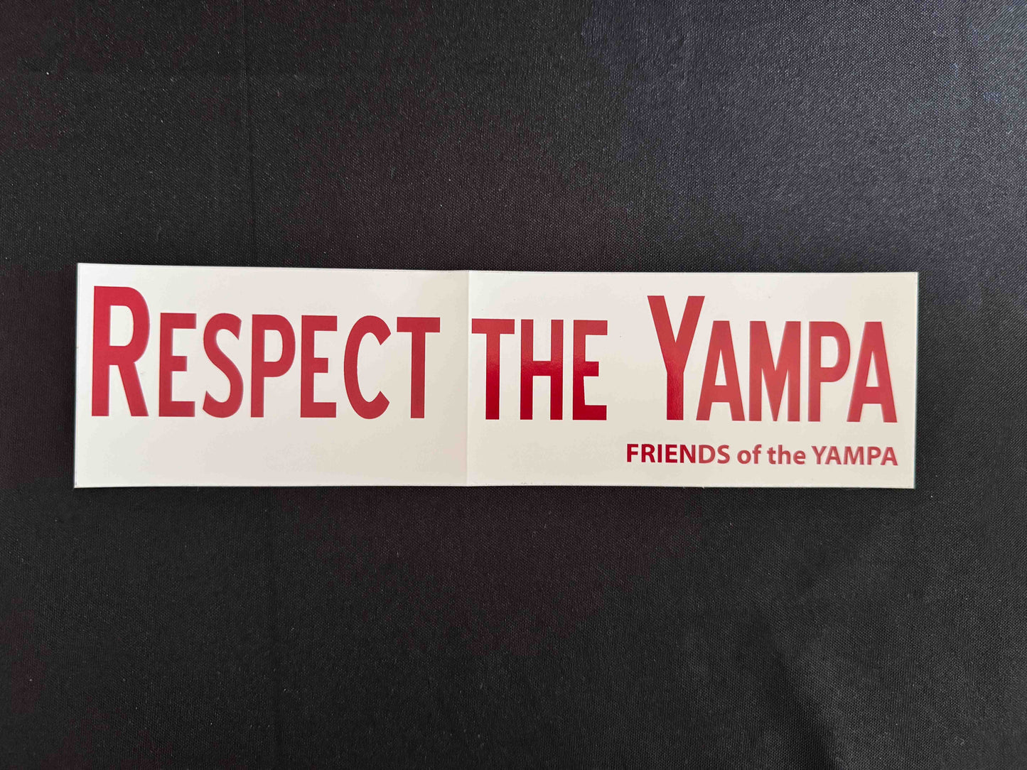 Sticker Large Respect the Yampa