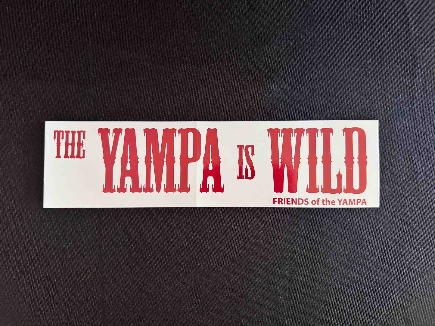 Sticker Large Yampa is Wild