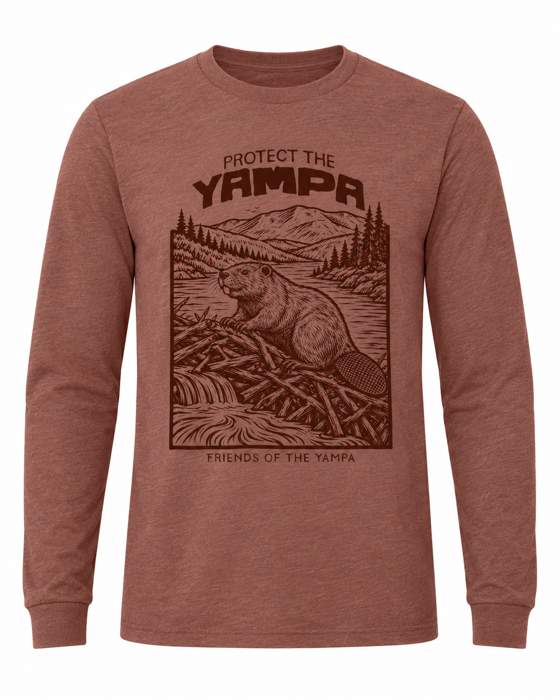 _BSB Protect the Yampa Beaver Long Sleeve T-Shirt